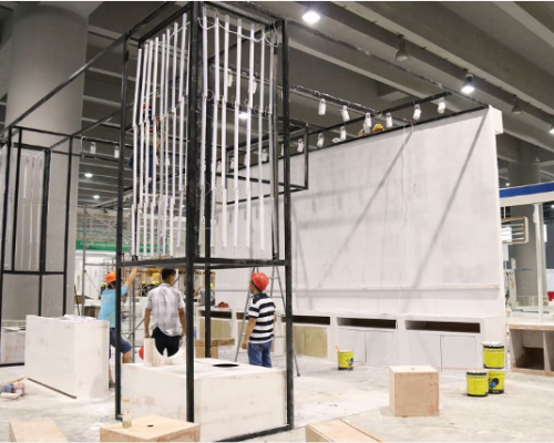 2019年國際大型展示展覽搭建現場