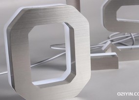 背發光字戶外門頭招牌亞克力迷你led燈發光字