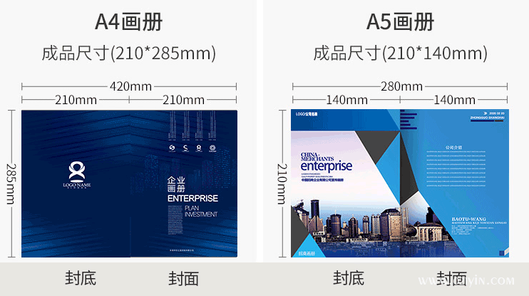 企業畫冊印刷的設計元素和常規尺寸  第1張