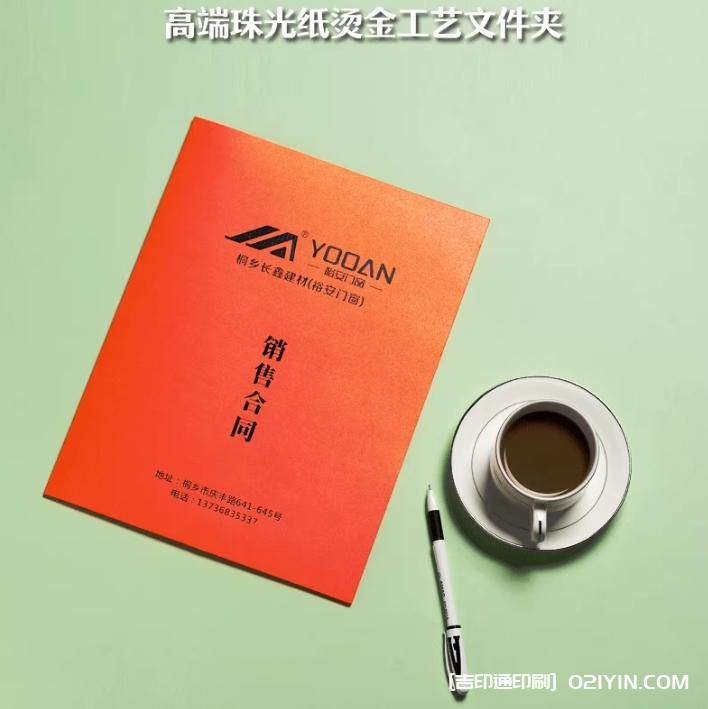 高檔企業(yè)標(biāo)書封套印刷  第1張