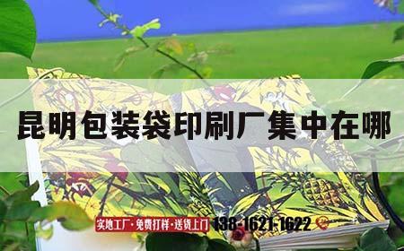 昆明包裝袋印刷廠集中在哪｜昆明產(chǎn)品包裝印刷哪家好  第1張
